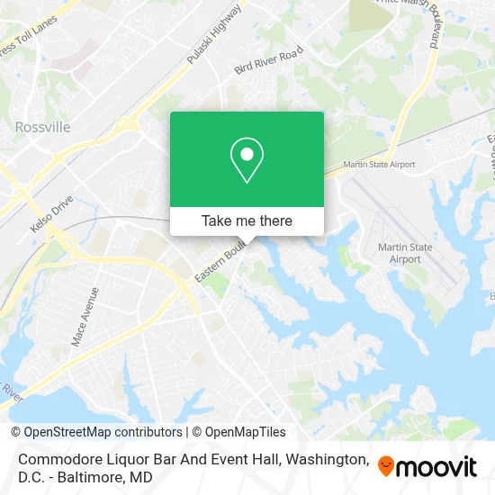 Commodore Liquor Bar And Event Hall map