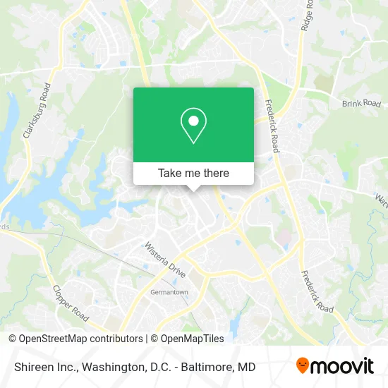 Shireen Inc. map