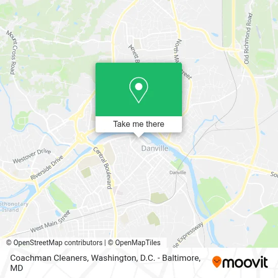 Coachman Cleaners map