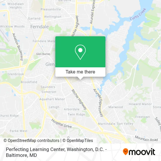 Perfecting Learning Center map