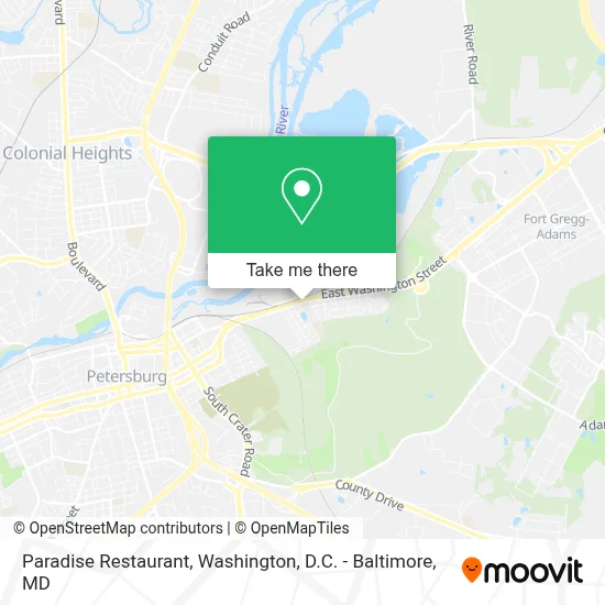Paradise Restaurant map