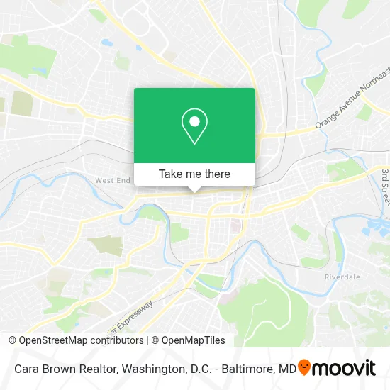 Cara Brown Realtor map