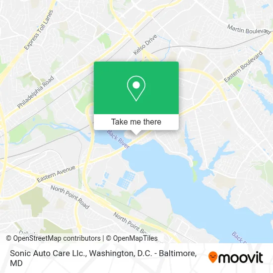 Sonic Auto Care Llc. map
