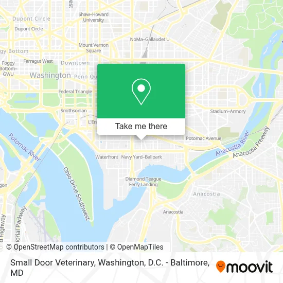 Small Door Veterinary map