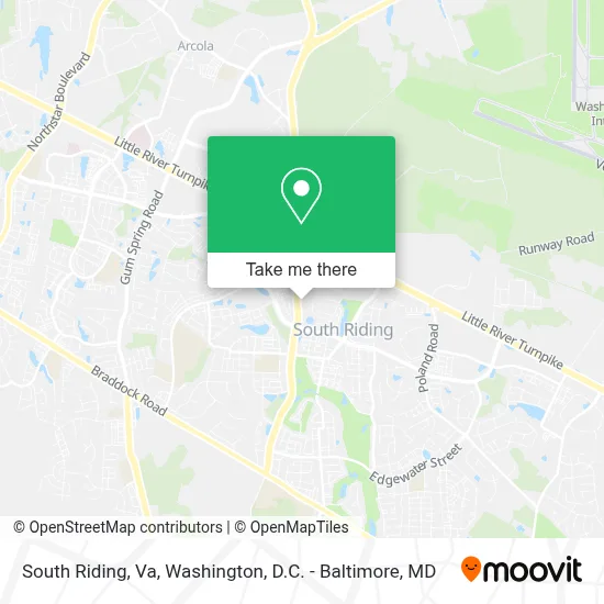 South Riding, Va map