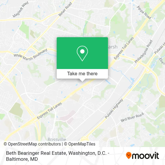 Beth Bearinger Real Estate map