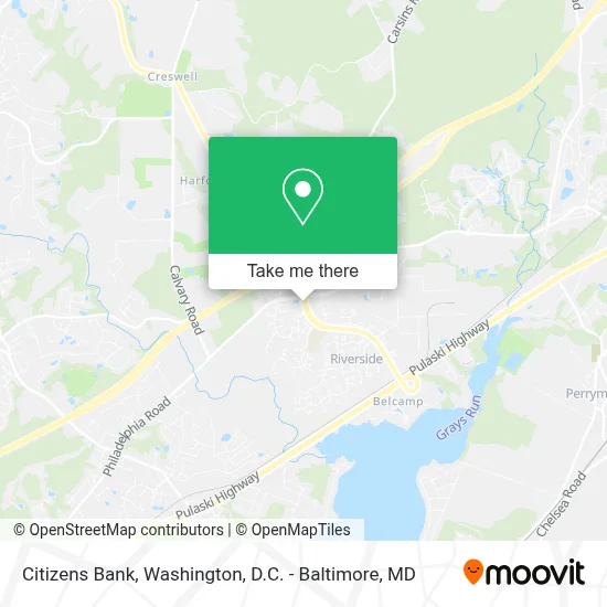 Citizens Bank map
