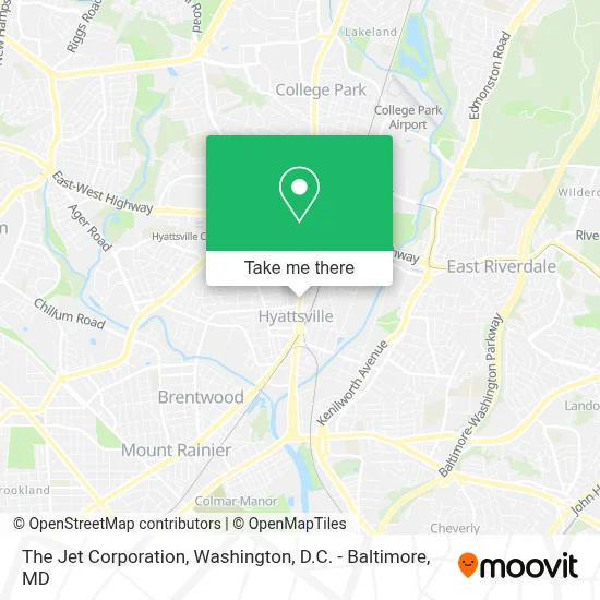 The Jet Corporation map