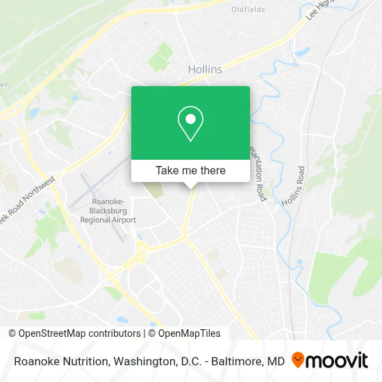 Roanoke Nutrition map