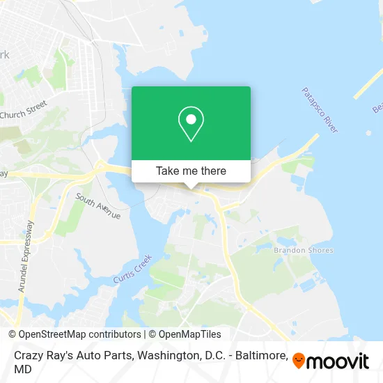 Crazy Ray's Auto Parts map