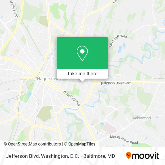 Jefferson Blvd map