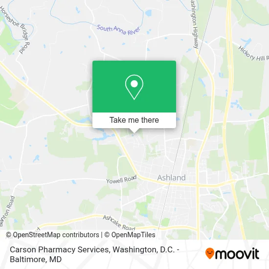 Carson Pharmacy Services map