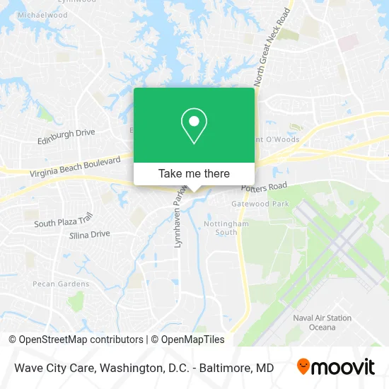 Wave City Care map