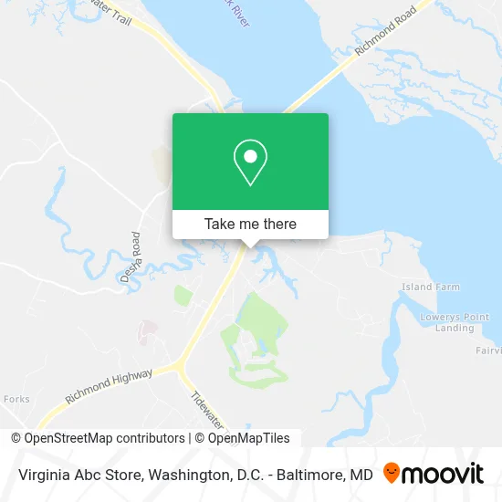 Virginia Abc Store map