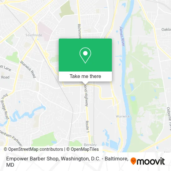 Empower Barber Shop map