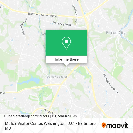 Mt Ida Visitor Center map