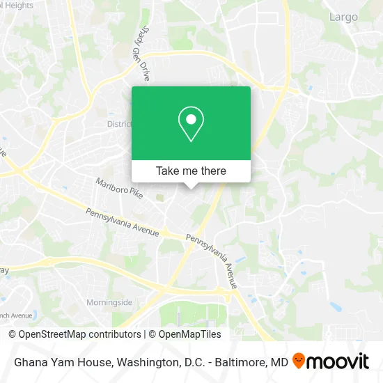 Ghana Yam House map