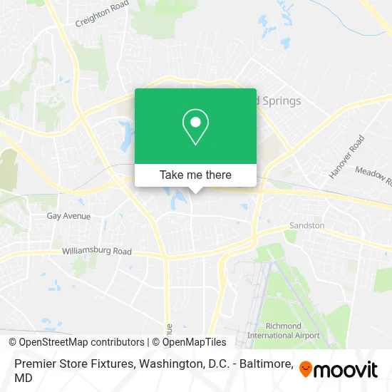 Premier Store Fixtures map
