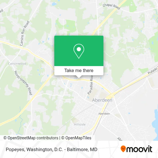 Popeyes map
