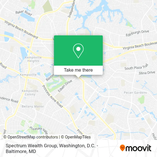 Spectrum Wealth Group map