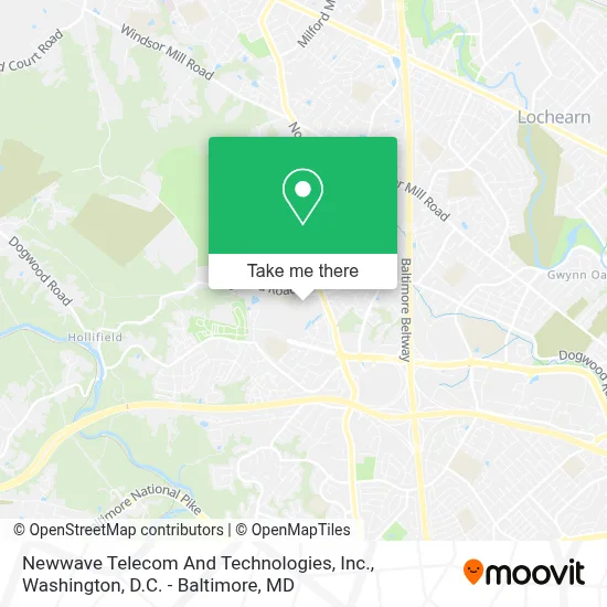 Newwave Telecom And Technologies, Inc. map