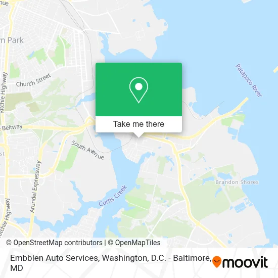 Embblen Auto Services map