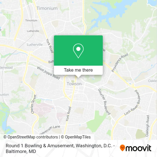 Round 1 Bowling & Amusement map