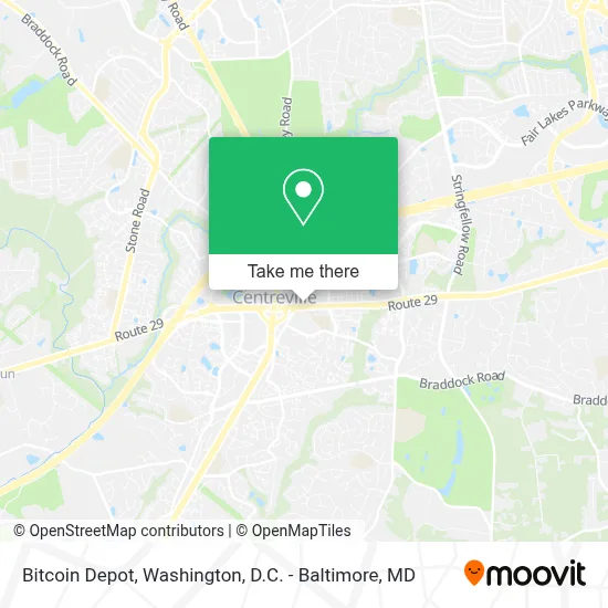 Bitcoin Depot map