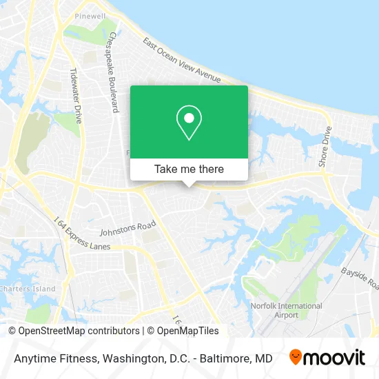 Anytime Fitness map