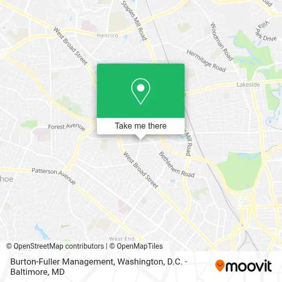 Burton-Fuller Management map