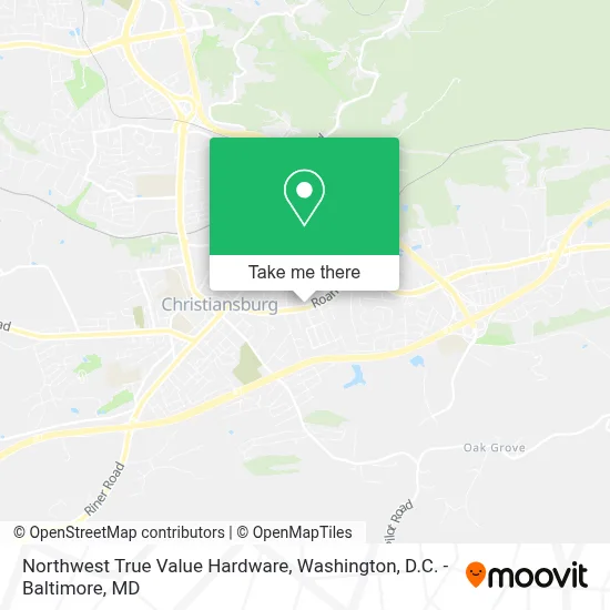 Northwest True Value Hardware map