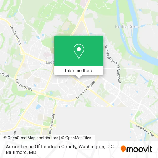 Armor Fence Of Loudoun County map