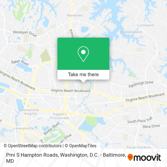 Pmi S Hampton Roads map
