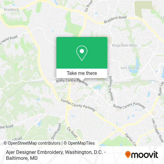 Ajer Designer Embroidery map
