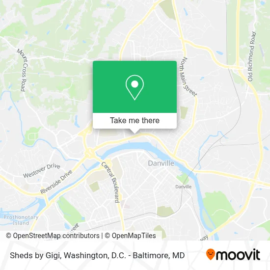 Sheds by Gigi map
