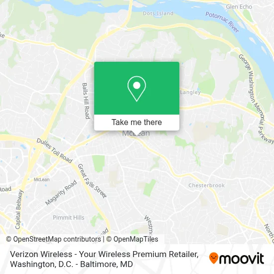 Verizon Wireless - Your Wireless Premium Retailer map