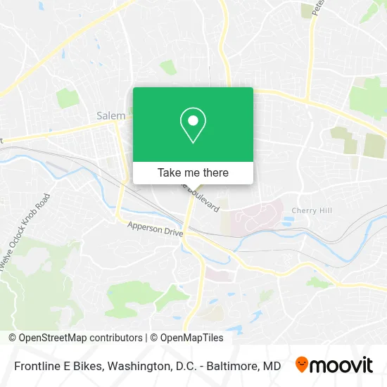 Frontline E Bikes map