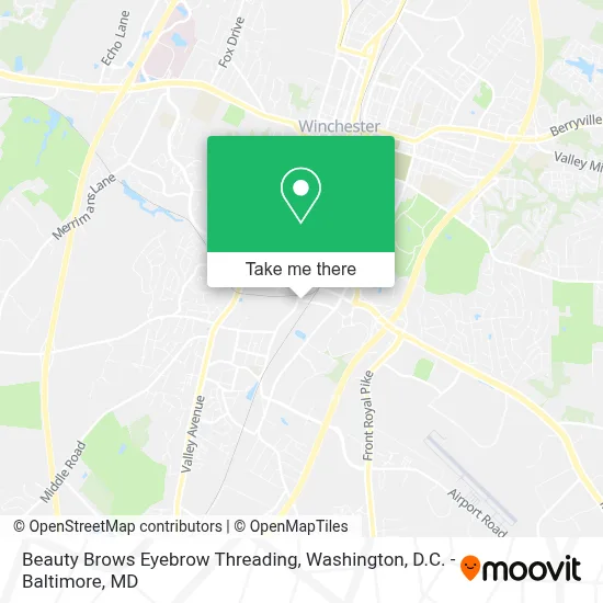 Beauty Brows Eyebrow Threading map