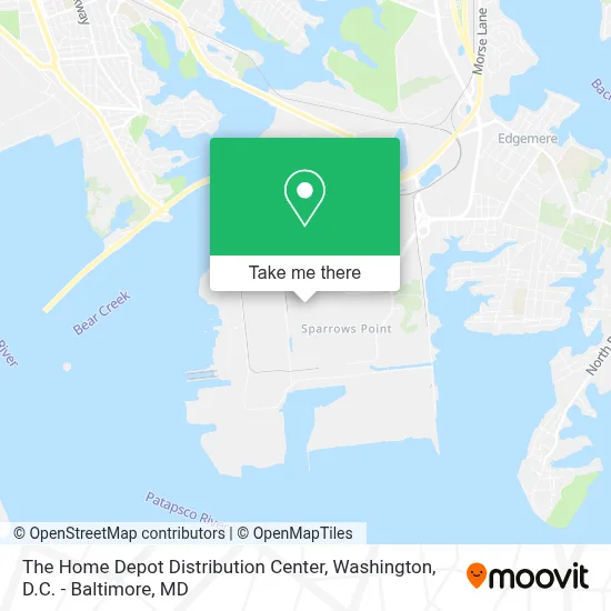 The Home Depot Distribution Center map