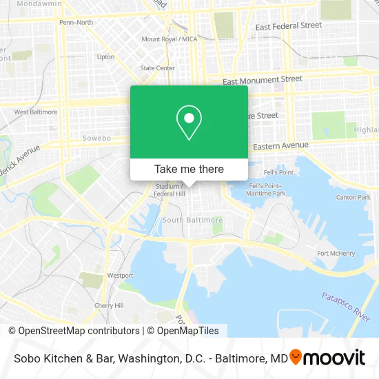 Sobo Kitchen & Bar map