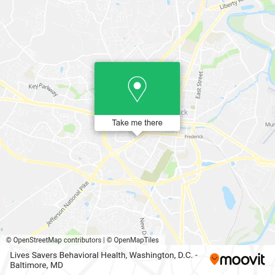 Lives Savers Behavioral Health map