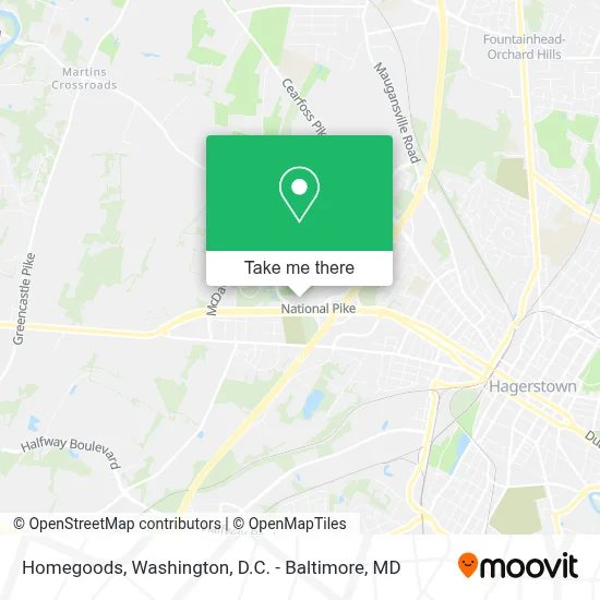 Homegoods map