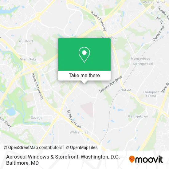 Aeroseal Windows & Storefront map