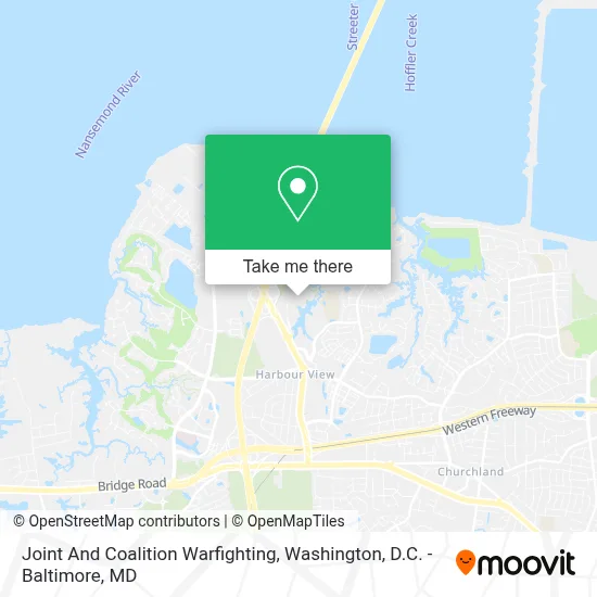 Joint And Coalition Warfighting map