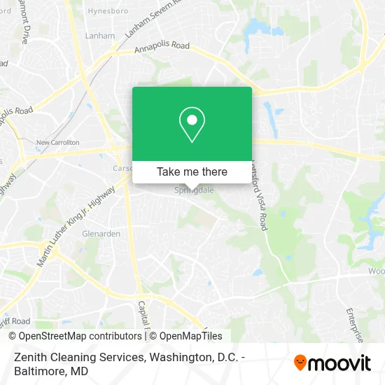 Zenith Cleaning Services map