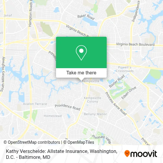 Kathy Verschelde: Allstate Insurance map