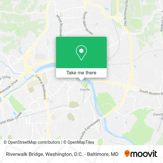 Riverwalk Bridge map