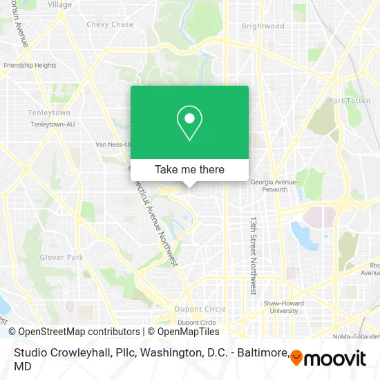 Studio Crowleyhall, Pllc map