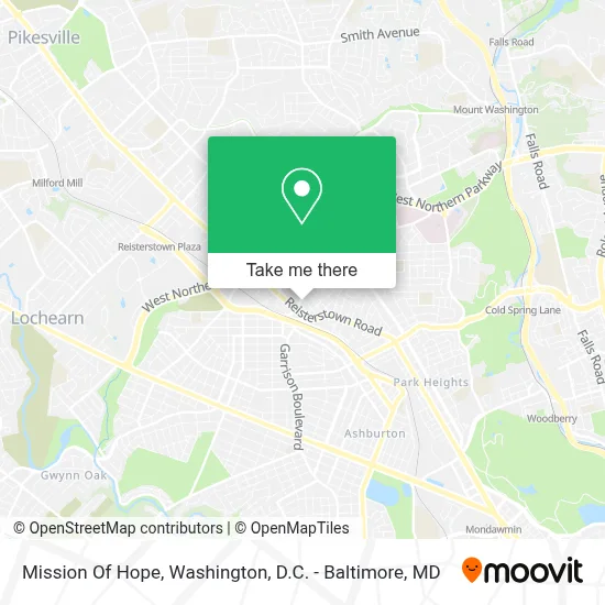 Mission Of Hope map