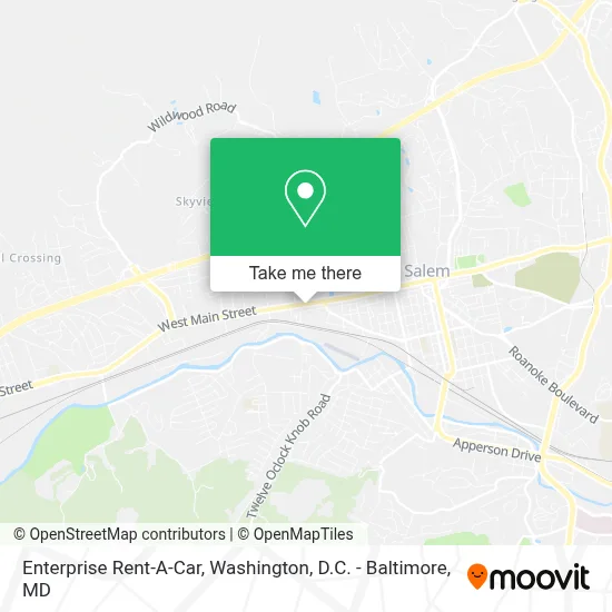 Enterprise Rent-A-Car map